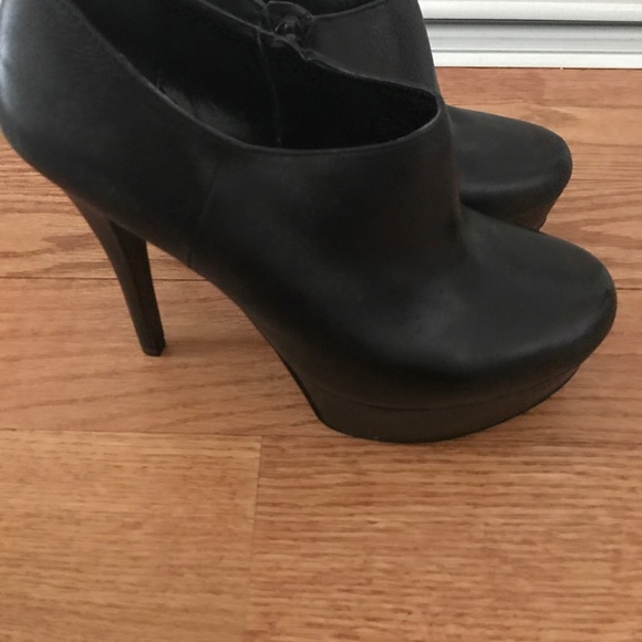 Aldo Hoots Booties Black Leather - Picture 4 of 8